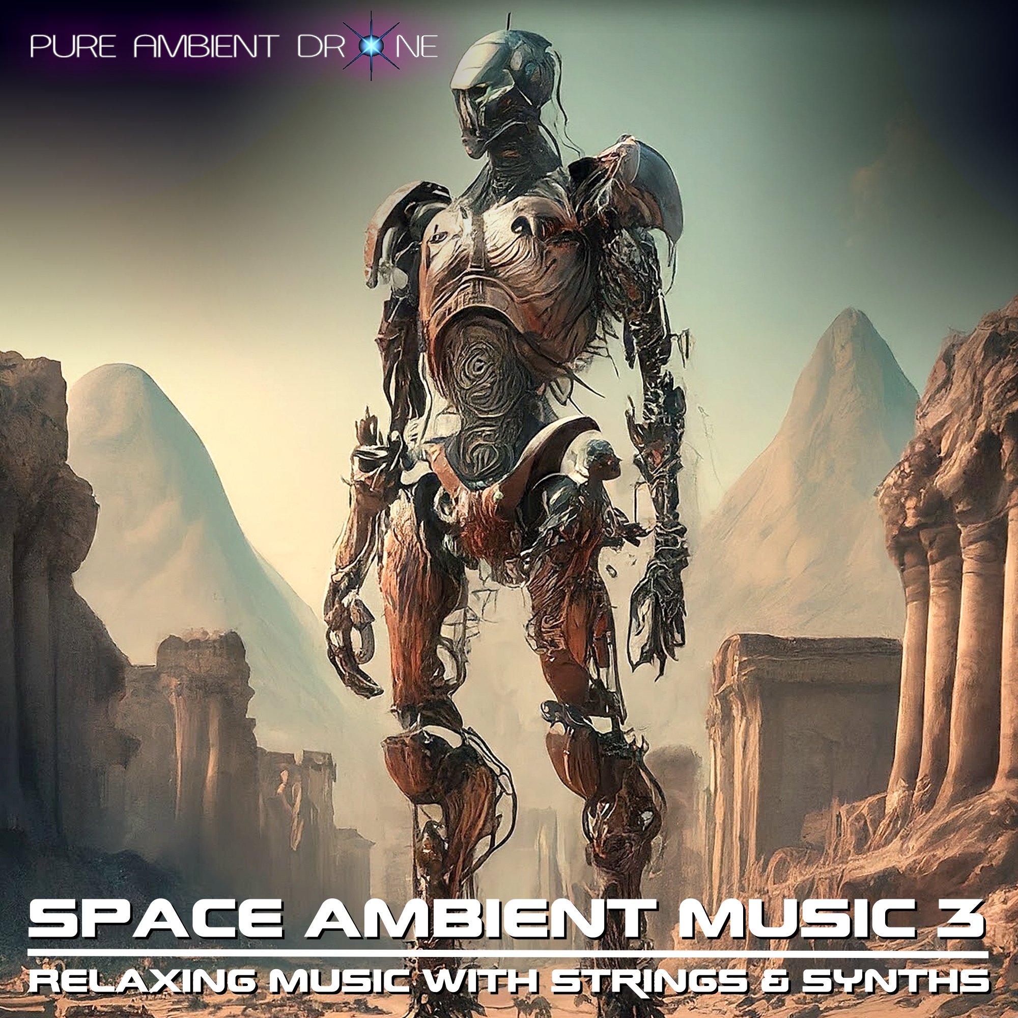 PURE AMBIENT DRONE - SPACE AMBIENT 3 RELAXING MUSIC WITH STRINGS AND SYNTHS